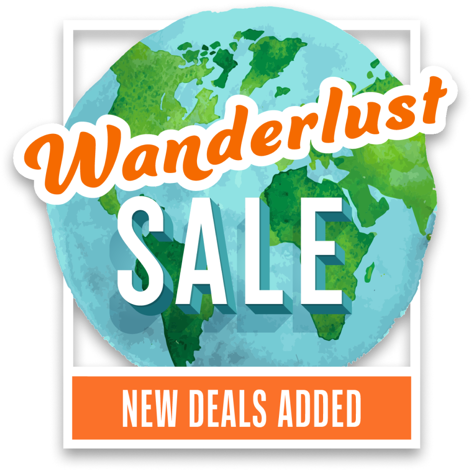 Wanderlust Sale - New deals added